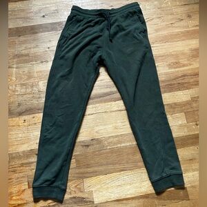 Dark olive green sweatpants